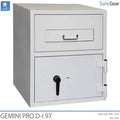 Gemini Pro D-I 97 Deponeringsbox (119 L) - Med invändigt fack - Inbrottstest D-I - Axessor Kodlås