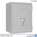 Topas Pro 20 Kassaskåp (125 L) - Inbrottstest Klass II
