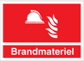 Brandmaterielskilt, Plast