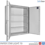 Paper Star Light 70 Dokumentskåp - 56 pärmar - Inbrottstest S2 / Brandtest 30 min