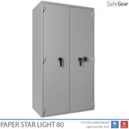 Paper Star Light 80 Dokumentskåp - 55 pärmar - Inbrottstest S2 / Brandtest 30 min