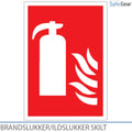 Brandsläckare / brandsläckarskylt – självhäftande vinyl
