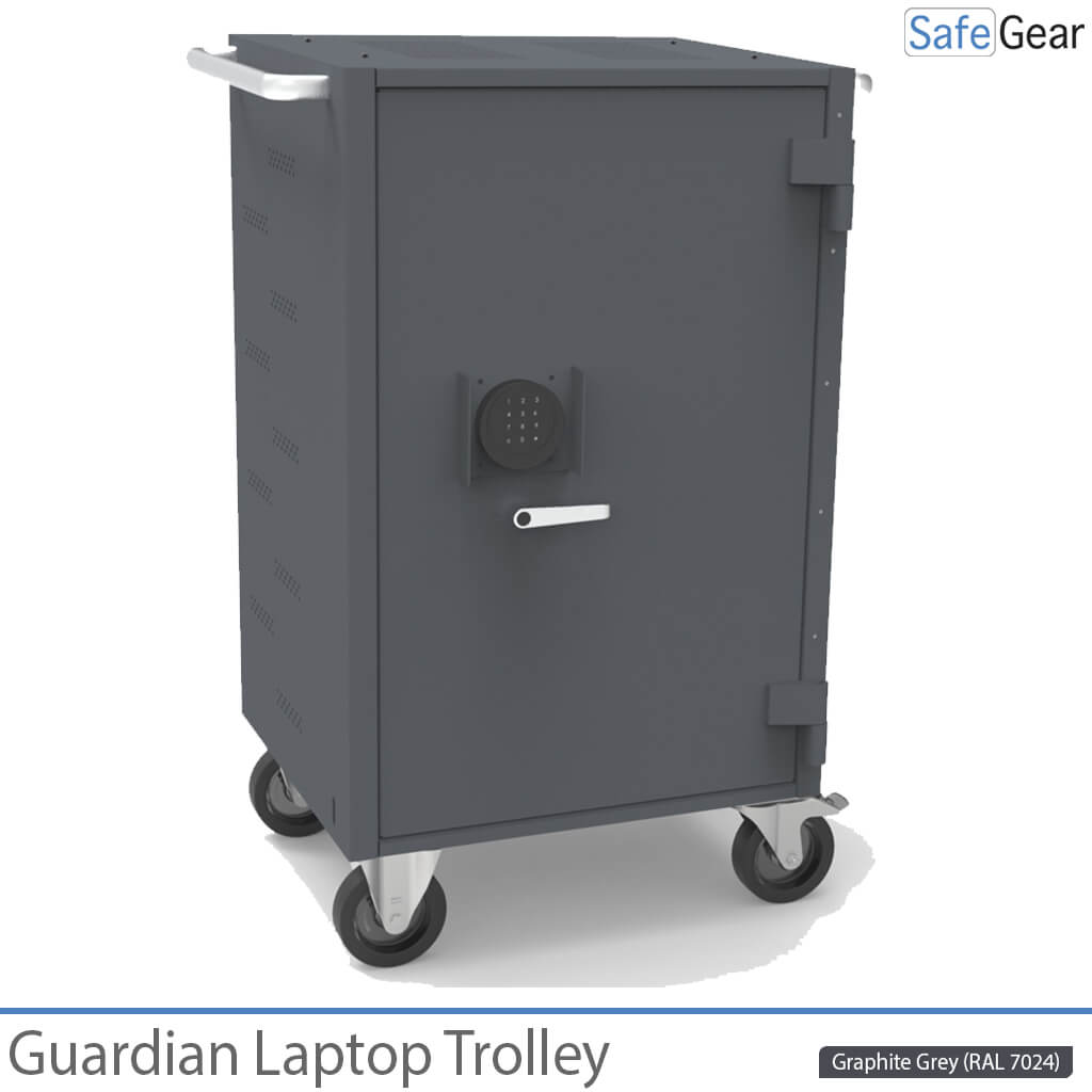 Guardian 1200 datorvagn – 20 bärbara datorer med laddning
