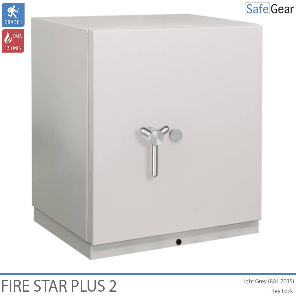 Fire Star Plus 2 Datamediaskåp (168 LTO) – inbrottstest Klass I / brandtest 120 min
