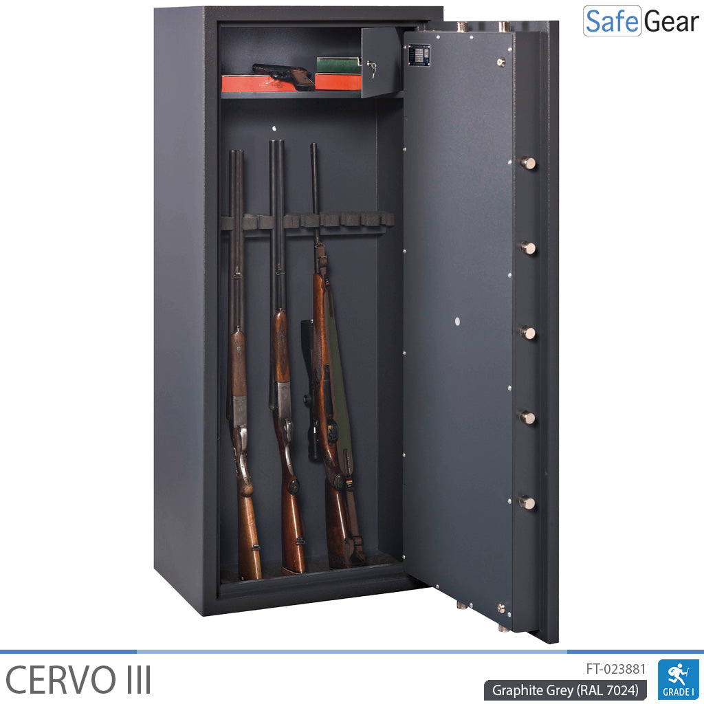 Cervo III – Vapenskåp – (12 gevär) – Inbrottstest Klass 1