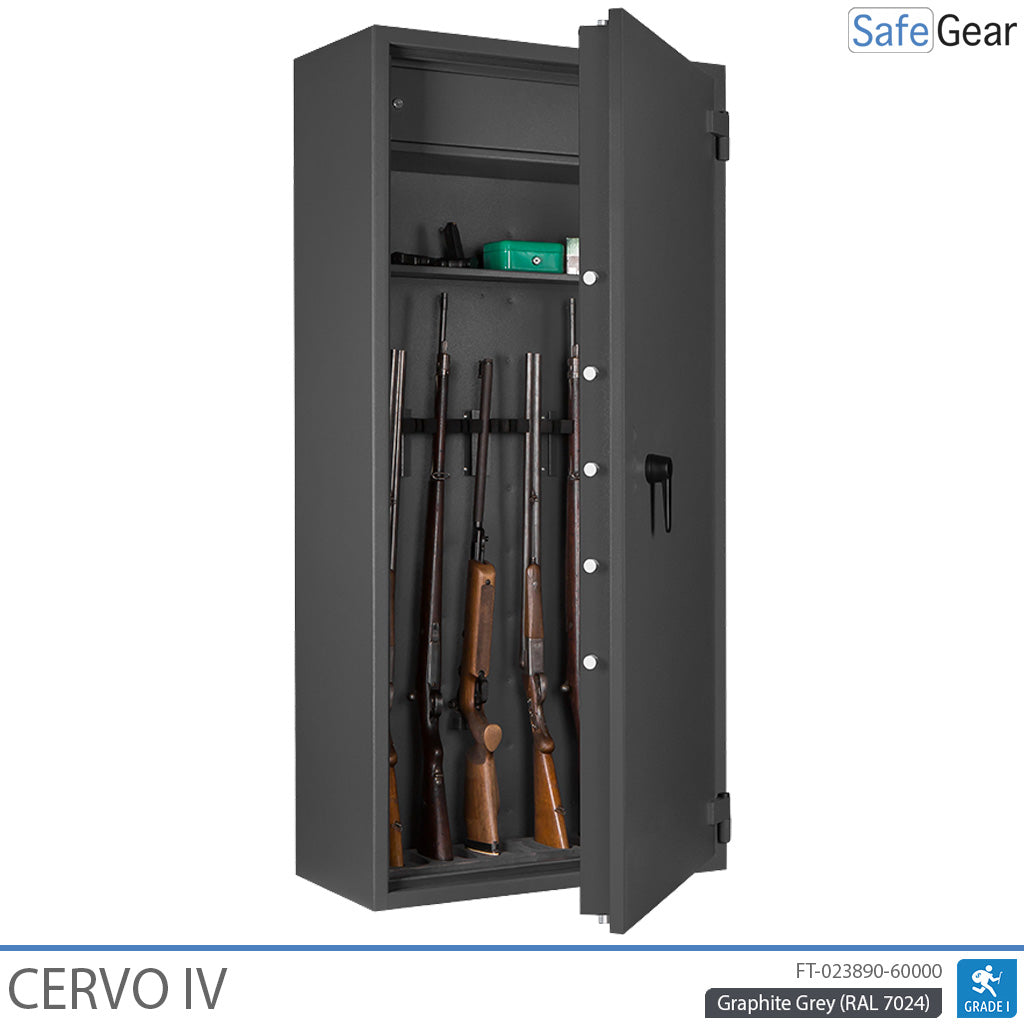 Cervo IV - vapenskåp - (14 gevär) - inbrottstest Klass 1