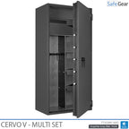 Cervo V Multi Set – Vapenskåp – (14 gevär) – Inbrottstest Klass 1