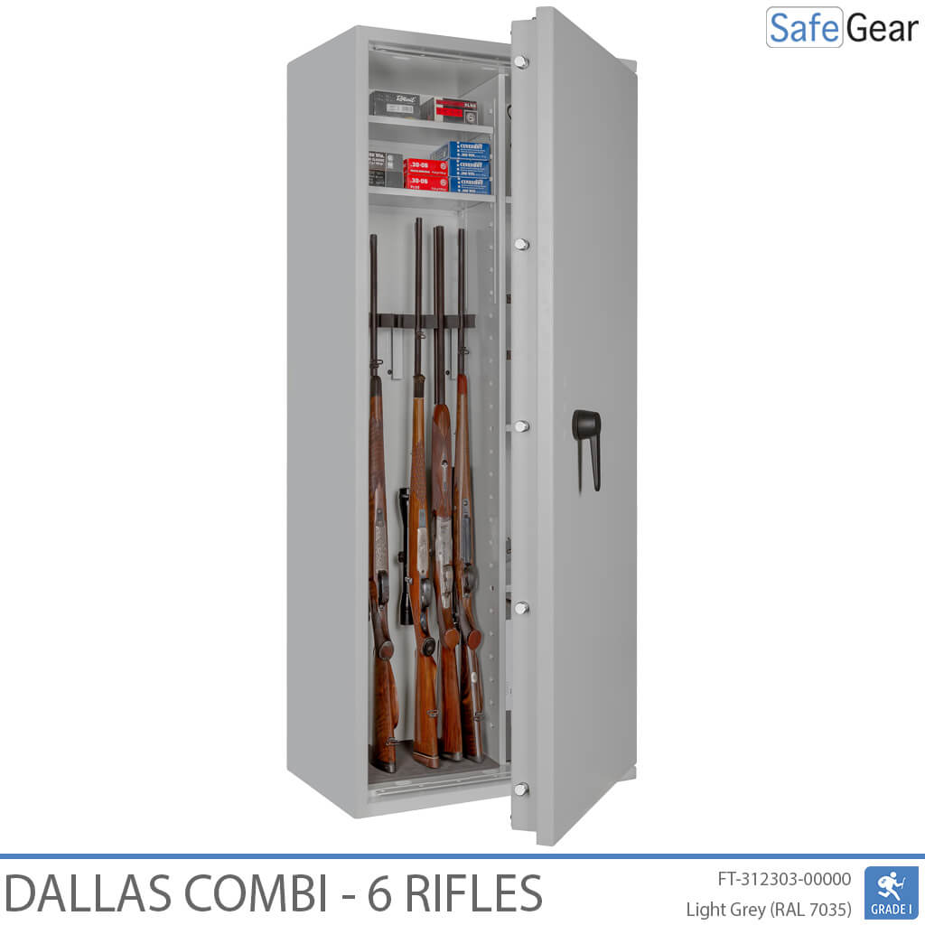 Dallas Combi - Vapenskåp (6 gevär) - Inbrottstest Klass 1