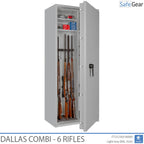 Dallas Combi - Vapenskåp (6 gevär) - Inbrottstest Klass 1