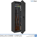 Dallas Combi - Vapenskåp (6 gevär) - Inbrottstest Klass 1