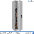 Dallas Combi - Vapenskåp (3 gevär) - Inbrottstest Klass 1