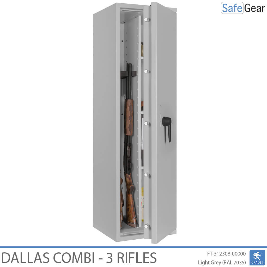 Dallas Combi - Vapenskåp (3 gevär) - Inbrottstest Klass 1