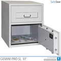 Gemini Pro Deposit SL 97 deposit safe with the safe door open