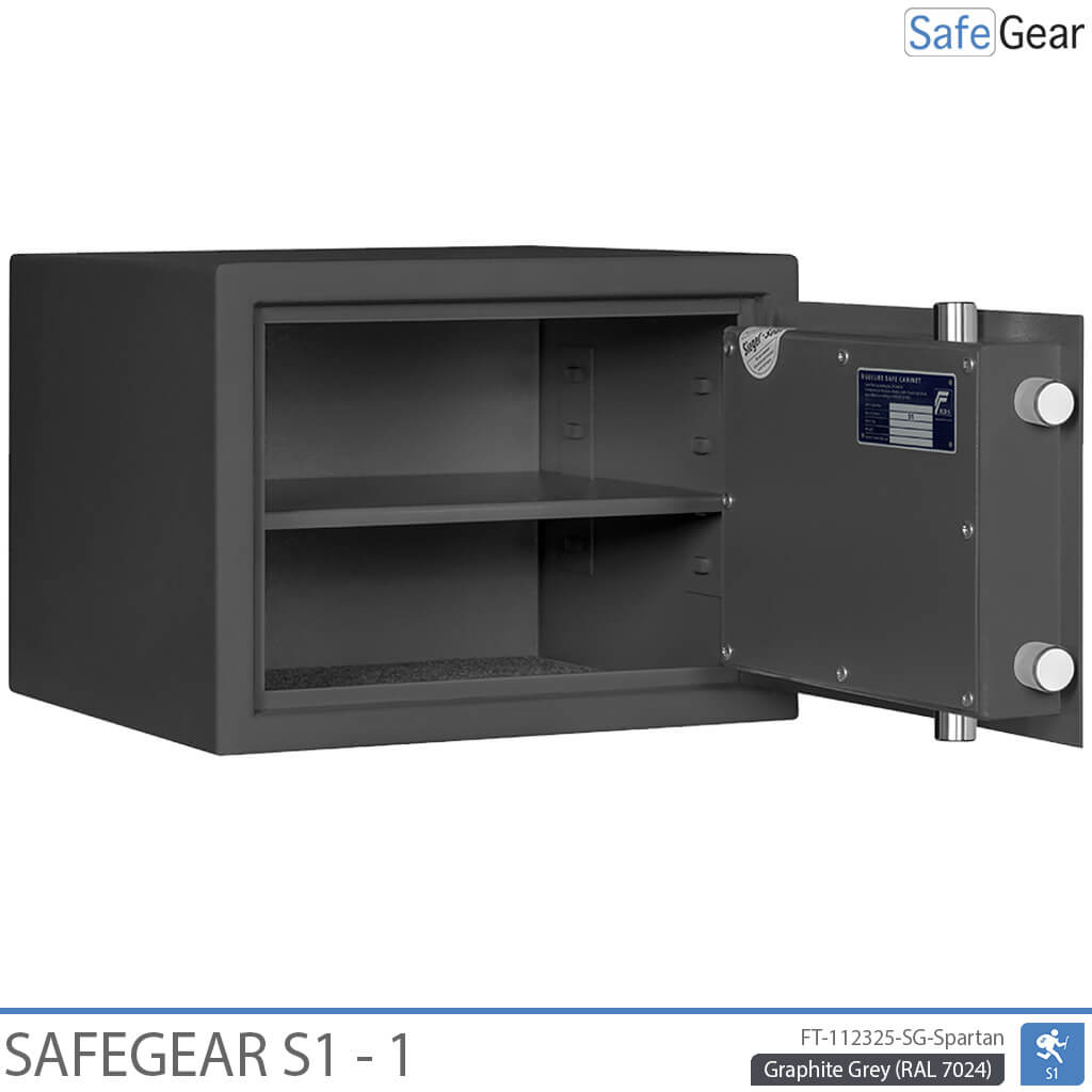 SafeGear SG 1 - Säkerhetsskåp (34 Liter) - Inbrottstest Klass S1