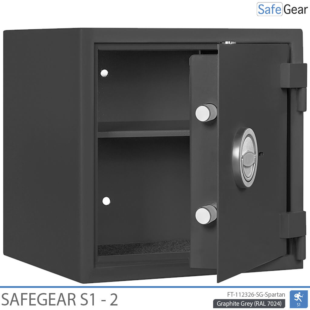 SafeGear SG 2 - Säkerhetsskåp (46 Liter) - Inbrottstest Klass S1