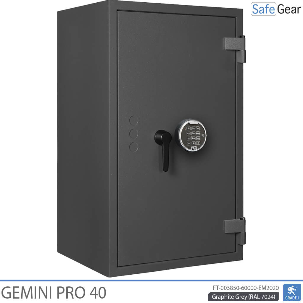 Gemini Pro 40 - Säkerhetsskåp (180 liter) - Inbrottstest Klass 1