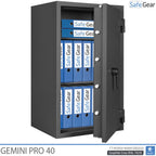 Gemini Pro 40 - Säkerhetsskåp (180 liter) - Inbrottstest Klass 1