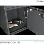 Inside the Gemini Pro D-I 250 deposit safe