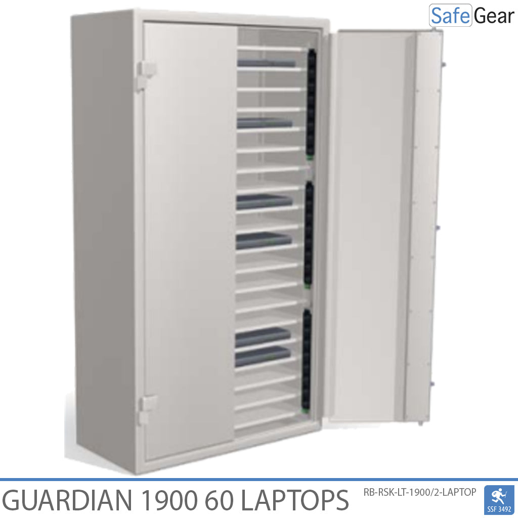 Guardian 1900 – 60 bärbara datorer med laddning – inbrottstest SSF 3492