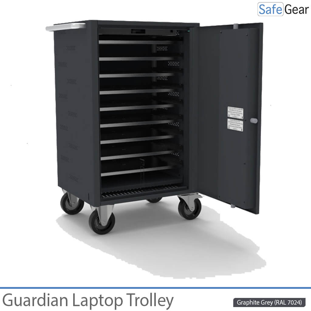 Guardian 1200 datorvagn – 20 bärbara datorer med laddning