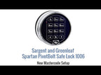 Sargent och Greenleaf Spartan 1006 - ENDAST TANGENTPAD