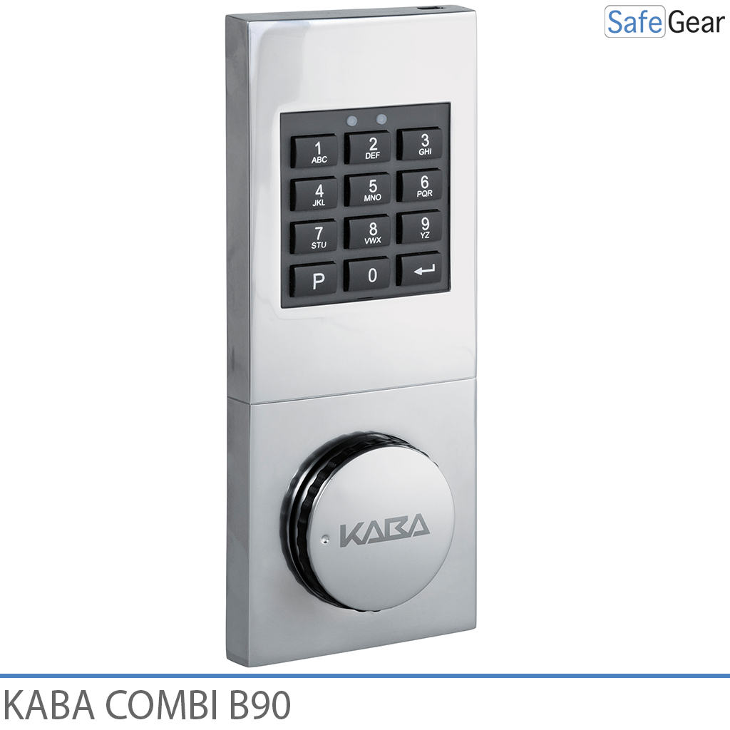 Kaba Combi B90 kombinationslås för värdeskåp med nödnyckel