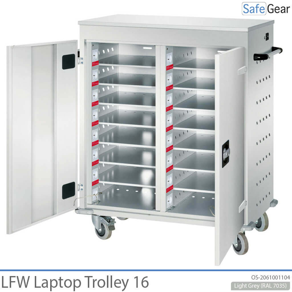 LFW laptopvagn – 16 bärbara datorer med laddning