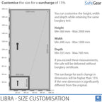 Libra 10 - Säkerhetsskåp (103 liter) - Inbrottstest Klass 0