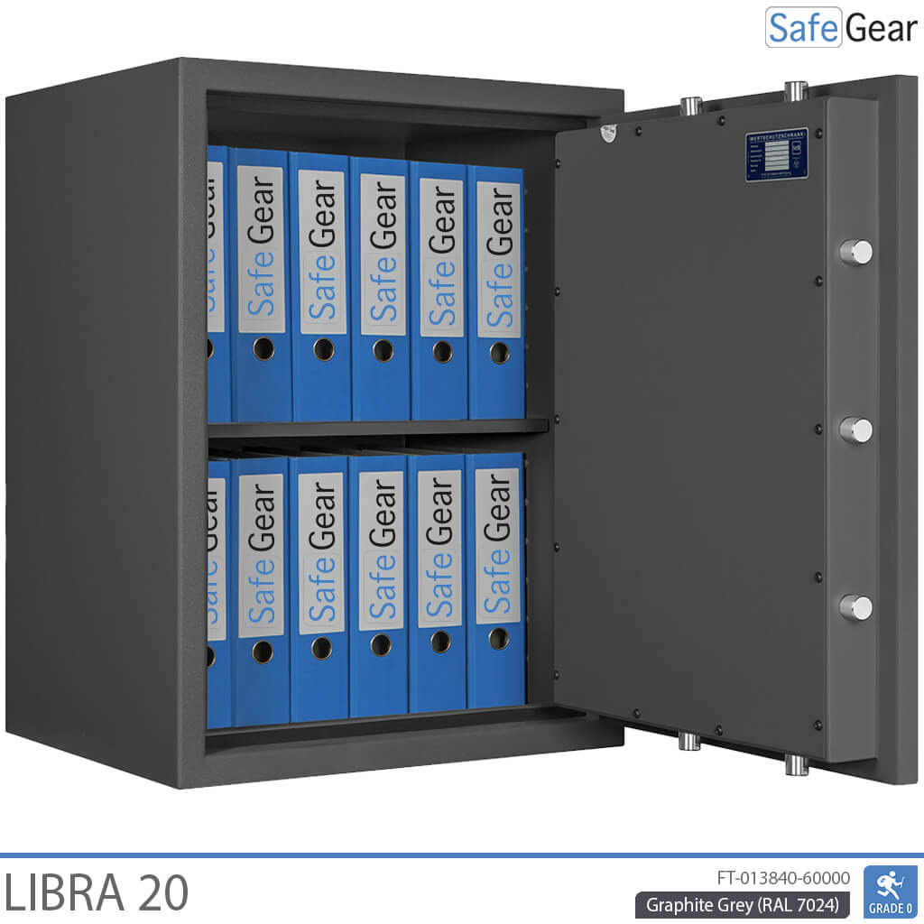Libra 20 - Säkerhetsskåp (142 liter) - Inbrottstest Klass 0