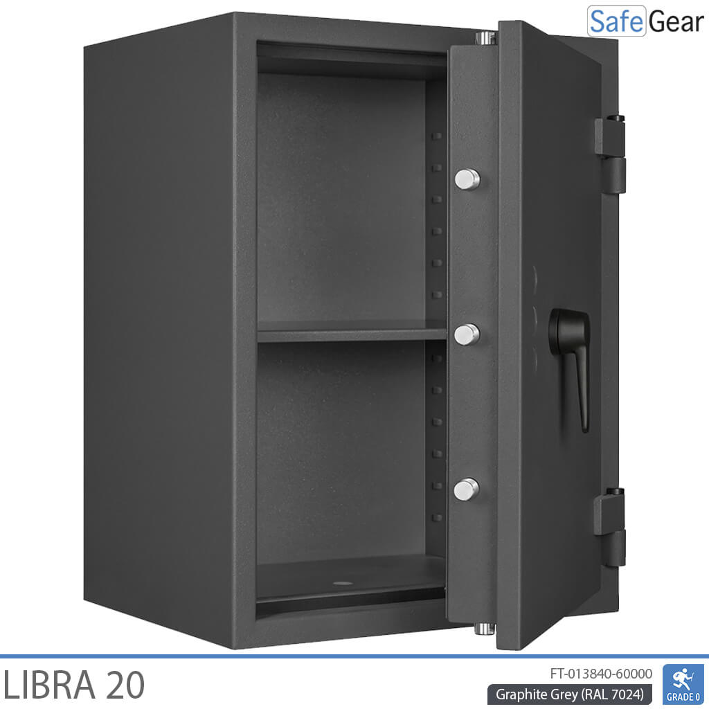 Libra 20 - Säkerhetsskåp (142 liter) - Inbrottstest Klass 0