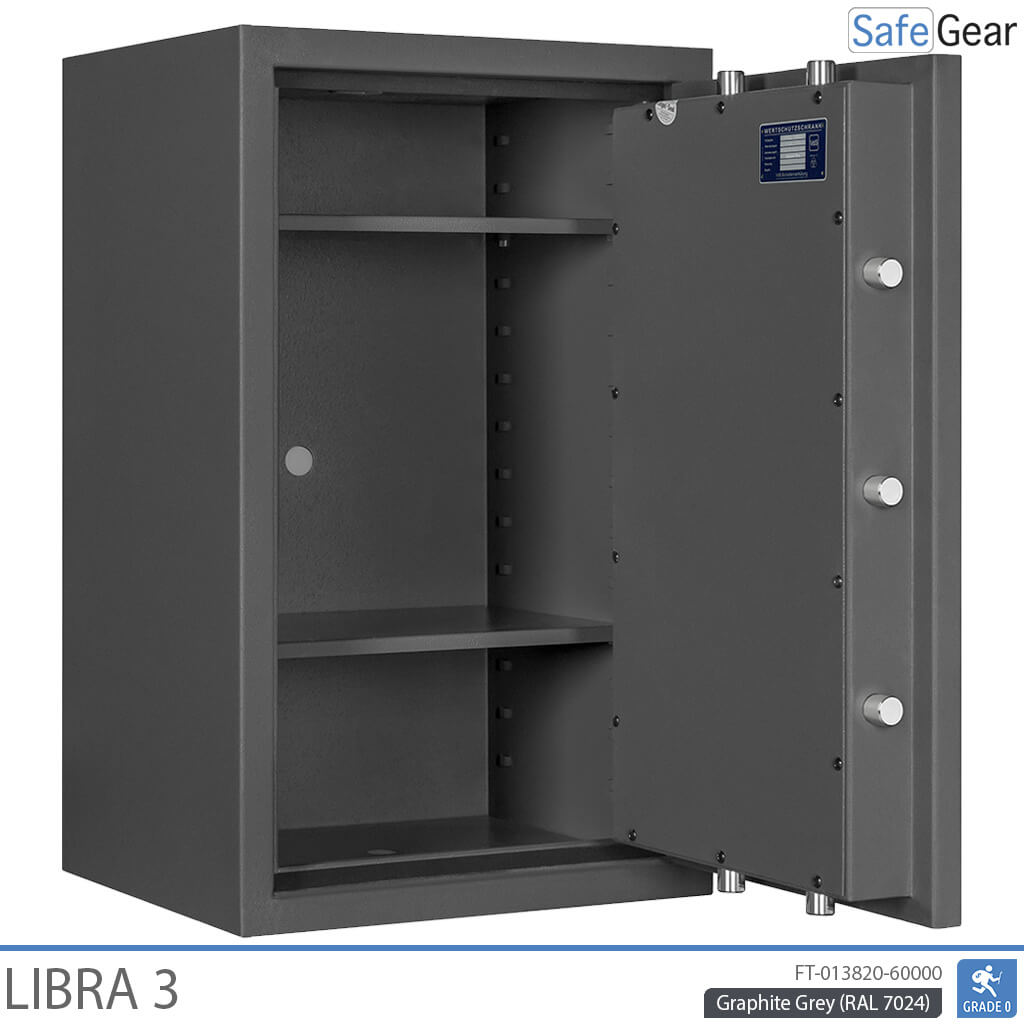 Libra 3 - Säkerhetsskåp (91 liter) - Inbrottstest Klass 0