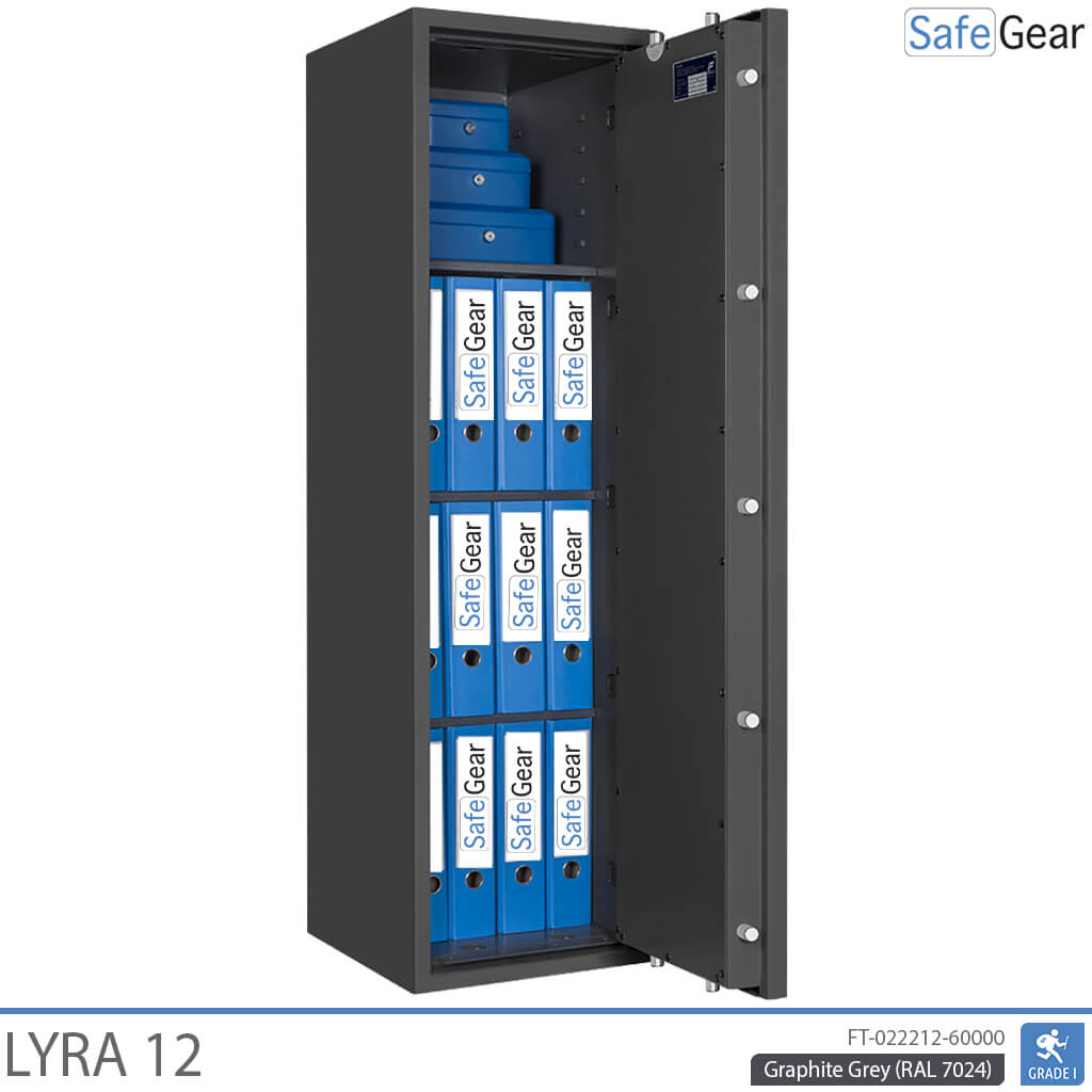 Lyra 12 – Värdeskåp (125 liter) – Inbrottstest Klass 1