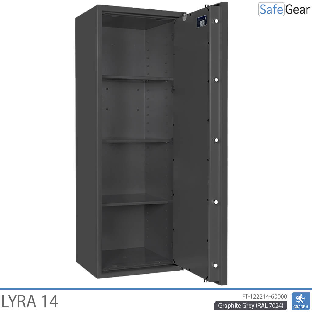 Lyra 14 - Säkerhetsskåp (165 Liter) - Inbrottstest Klass 0