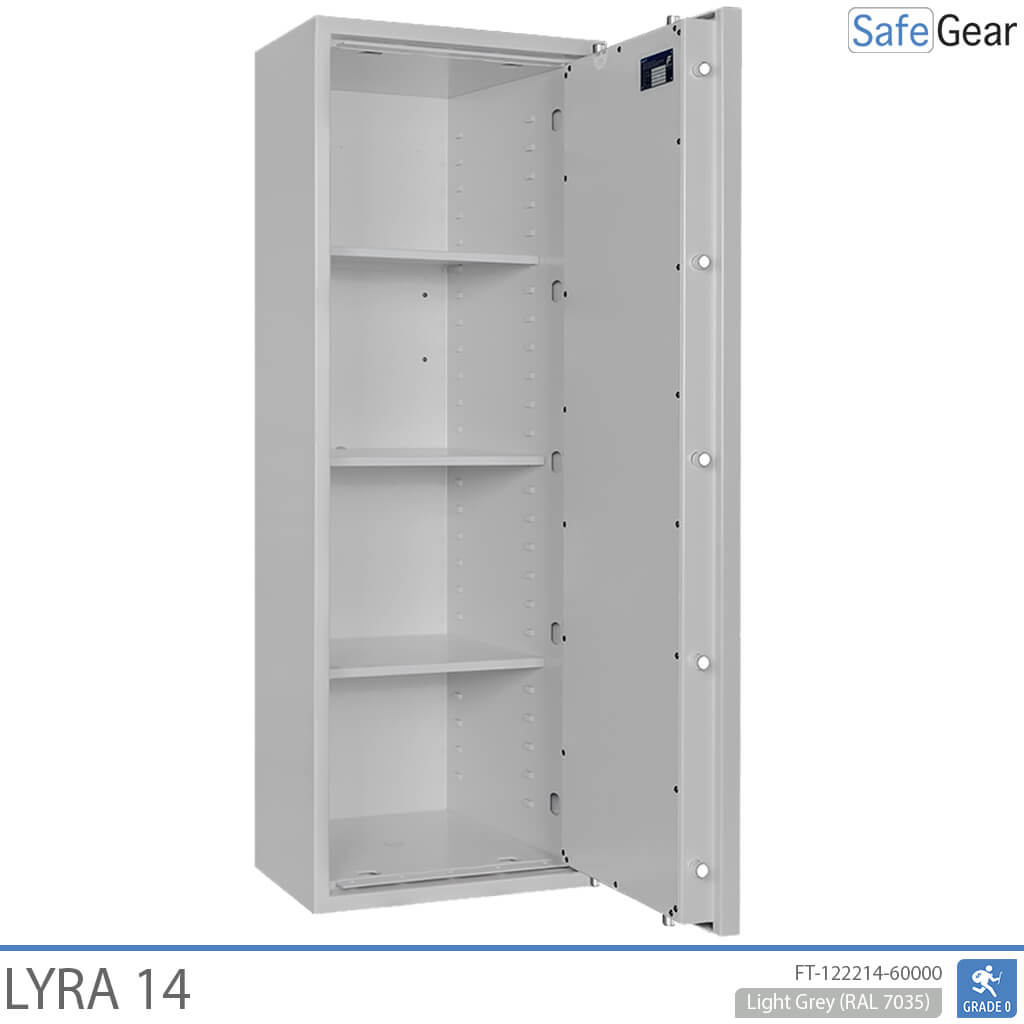 Lyra 14 - Säkerhetsskåp (165 Liter) - Inbrottstest Klass 0