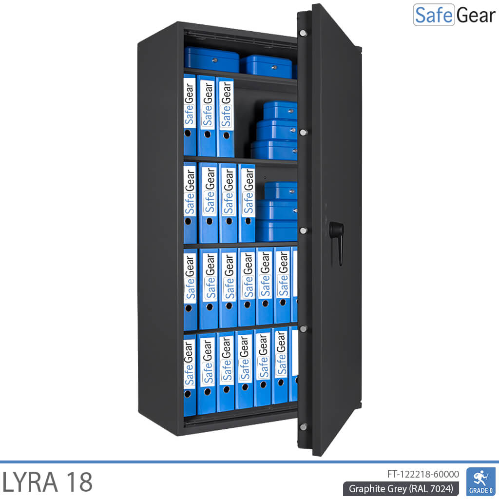 Lyra 18 - Säkerhetsskåp (341 Liter) - Inbrottstest Klass 0