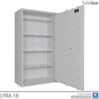Lyra 18 - Säkerhetsskåp (341 Liter) - Inbrottstest Klass 1