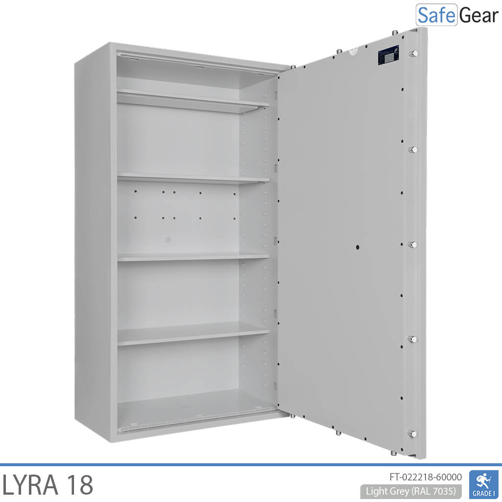 Lyra 18 - Säkerhetsskåp (341 Liter) - Inbrottstest Klass 1