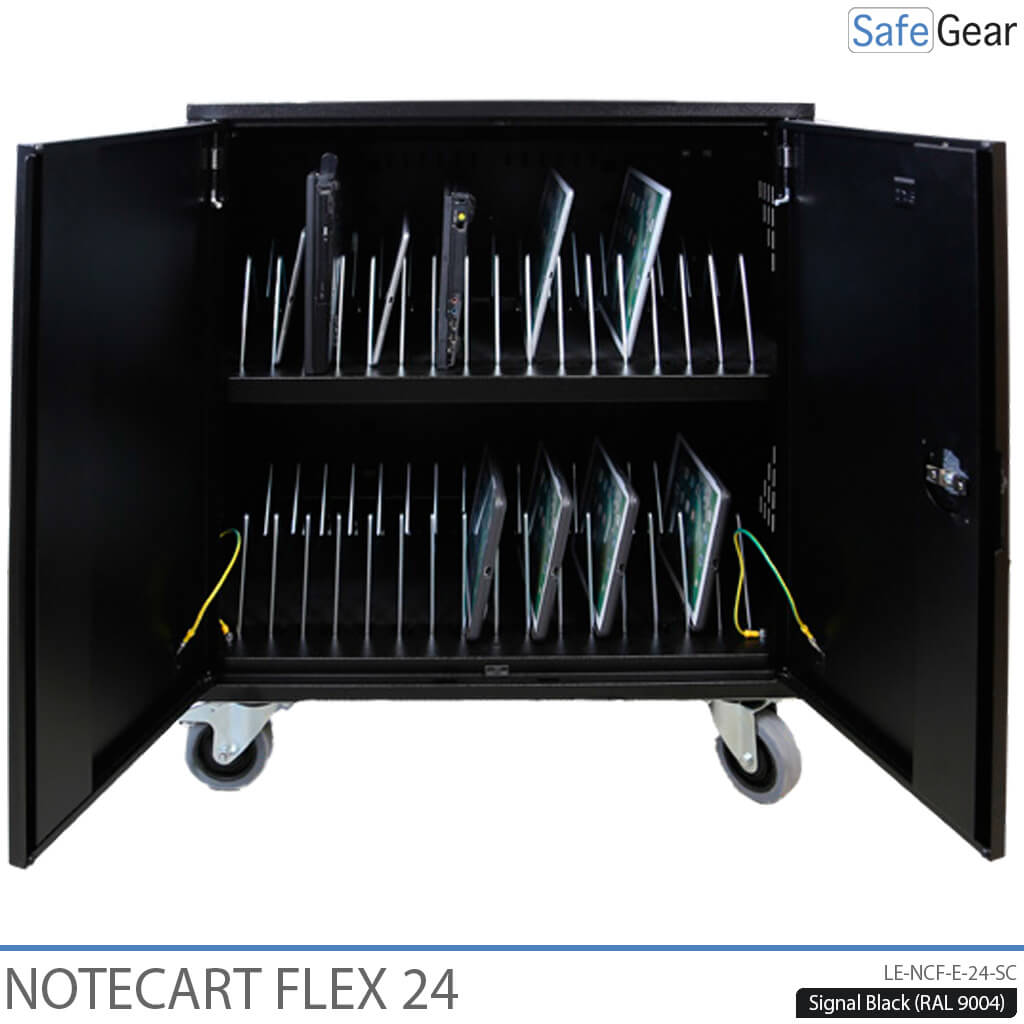 NoteCart Flex – 24 bärbara datorer med laddning