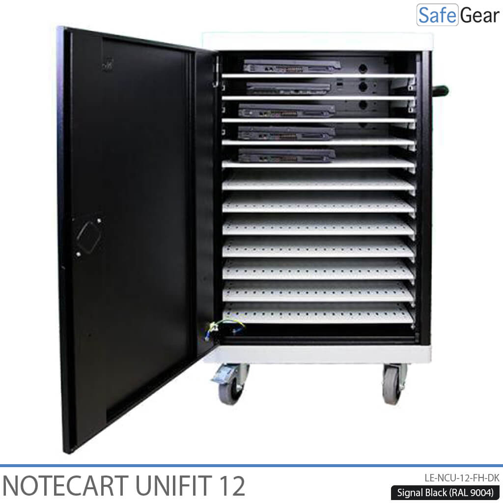 NoteCart Unifit – 12 bärbara datorer med laddning
