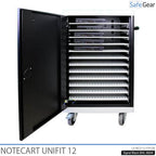 NoteCart Unifit – 12 bärbara datorer med laddning