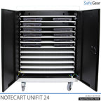 Notecart Unifit – 24 bärbara datorer med laddning
