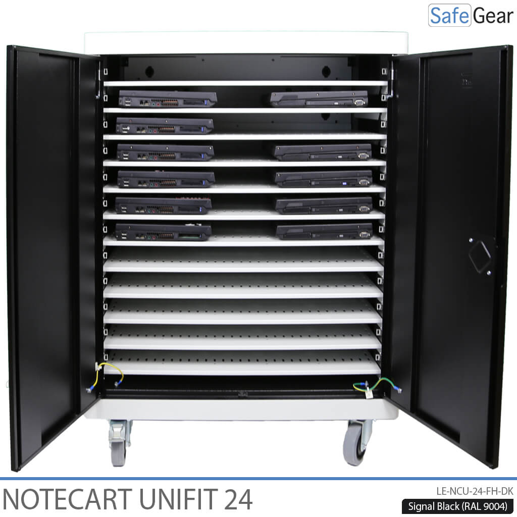 NoteCart Unifit – 32 bärbara datorer med laddning