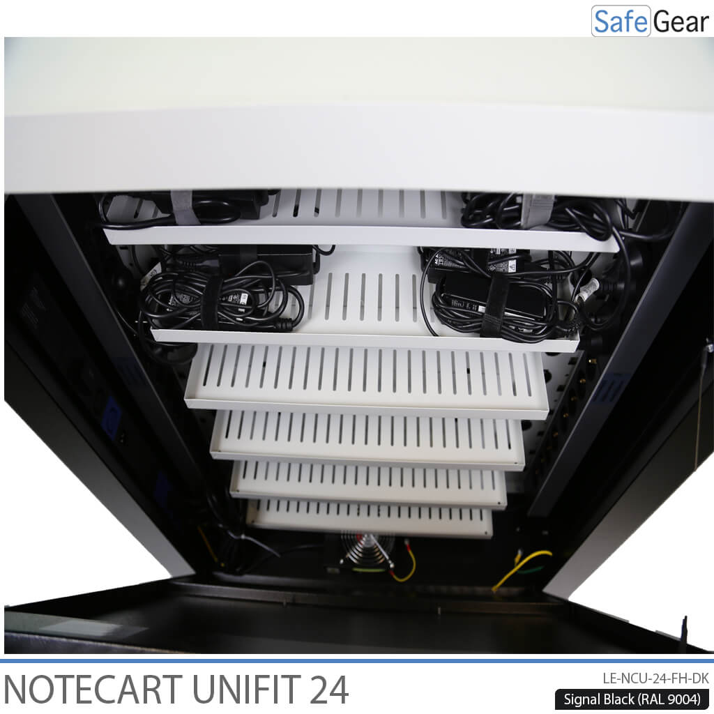 Notecart Unifit – 24 bärbara datorer med laddning