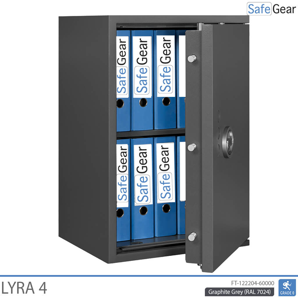 Lyra 4 - Säkerhetsskåp (84 Liter) - Inbrottstest Klass 0