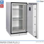 Paper Star Plus 1 Brandskåp (115 L) - Inbrottstest Klass I / Brandtest 120 min