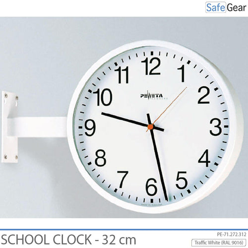 Analog skolklocka - Inomhus - Rund - 32 cm