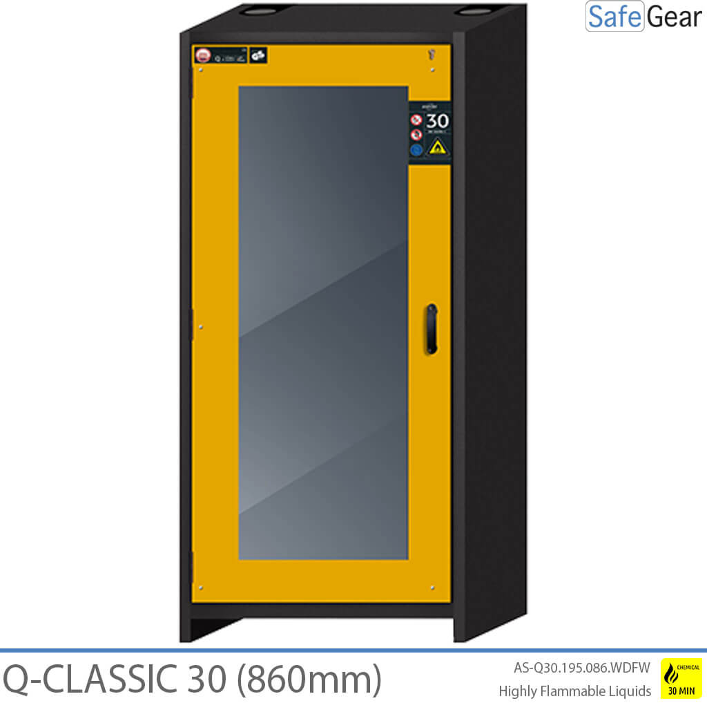 Q-DISPLAY 30 - 3 hyllor (633 L) / Brandklassad i 30 minuter