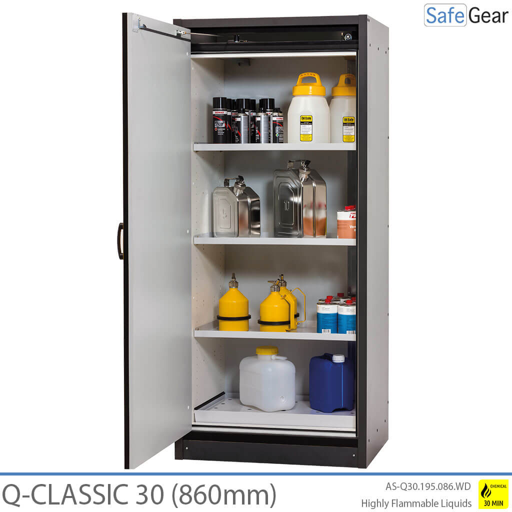 Q-CLASSIC 30 - 3 hyllor (633 L) / Brandklassad i 30 minuter