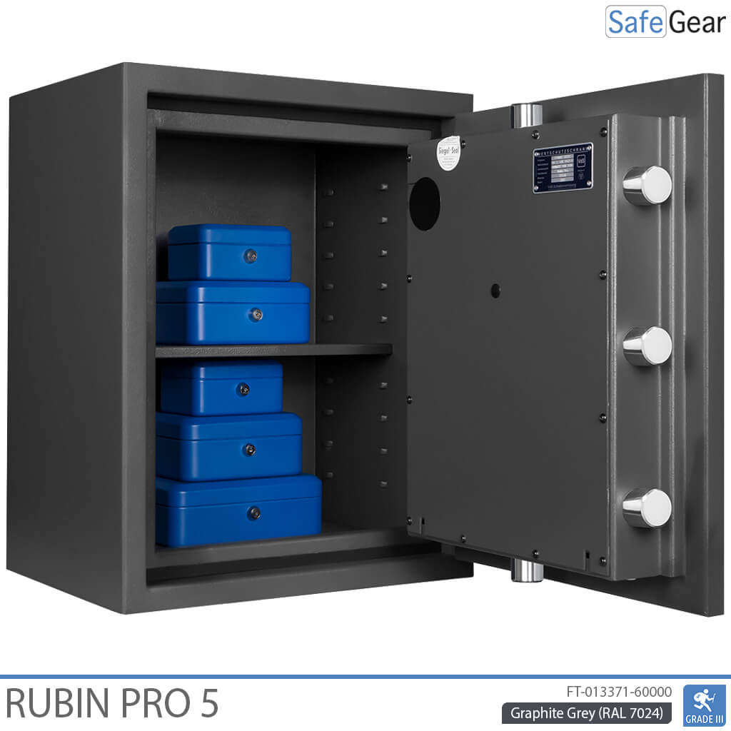 Rubin Pro 5 – säkerhetsskåp (57 liter) – inbrottstest Klass 3