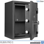 Rubin Pro 5 – säkerhetsskåp (57 liter) – inbrottstest Klass 3